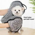 thumbnail image 3 of Serviette de Bain pour Chien Chat Séchage Rapide Super Absorbante Serviette Résistante à l'Usure Réutilisable Super Douce Serviette de Douche pour Animal, 3 of 5