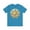 Aqua, variant on Medallion Shirt, Shirt with Medallion, Tee Shirt with Medal