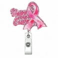 thumbnail image 1 of Retractable Glitter Badge Reel Sparkling Pull Tab Accessory Acrylic Badge Holder Reusable ID Card Holder With Clip For Work School Events Parties And More Battery Garland for Stairs for Windows Set, 1 of 3