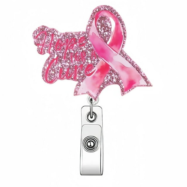 Ltdhehe Enrouleur de Badge Scintillant Rétractable, Accessoire à Languette Étincelante, Porte-Badge en Acrylique, Porte-Carte d'Identité Réutilisable avec Pince pour le Travail, l'École, les Événements, les Fêtes et Plus