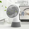 thumbnail image 5 of Isvgxsz 2024 Portable Handheld Fan 90 Degree Portable Usb Charging Desktop Fan New Handheld Fan Usb Rechargeable With Base Cooling for Kids Girls Woman Home Office Outdoor Travel, 5 of 8