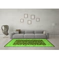 thumbnail image 3 of Ahgly Company Indoor Round Oriental Green Industrial Area Rugs, 8' Round, 3 of 4