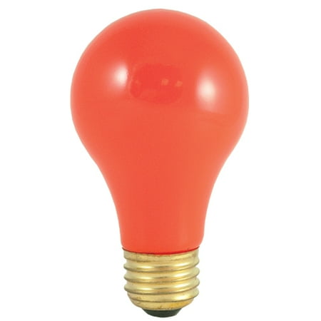 Standard Base Ceramic - 40 Watt Incandescent Standard A19 Medium Base Ceramic Orange, Case of 48