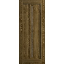 Slab Door Panel 18 x 80 inches | Ego 5014 Marble Oak | Wood Veneer Doors | Pocket Closet Sliding Barn