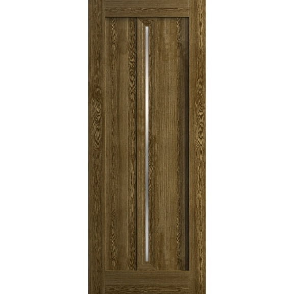 Slab Door Panel 18 x 80 inches | Ego 5014 Marble Oak | Wood Veneer Doors | Pocket Closet Sliding Barn