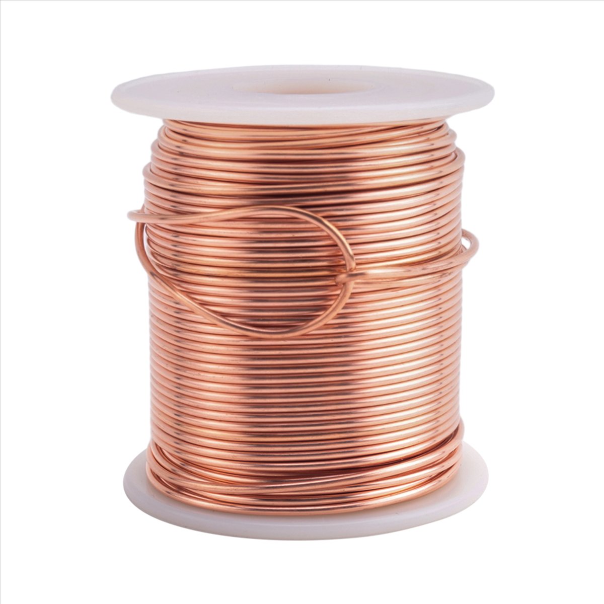 Copper Wire, 99.9% Soft Pure Bare Copper Wire for Gardening, Electroculture,16 Gauge/ 1.3 mm Diameter, 127 Feet,1 Pound