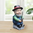 thumbnail image 1 of Estatua en miniatura de pescador para decoración de mesa, colección de escritorio, escultura de resina para sala de estar, dormitorio, versátil Viejo, 1 of 8