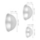 thumbnail image 2 of CRILSTYLEO 6Ud Semicirculares De Aluminio Para Hornear Con Y Fácil Limpieza, 2 of 8