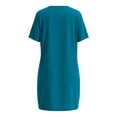 thumbnail image 4 of jtjvou Swimsuit Coverup for Women 2026 Short Sleeve Bathing Suit Cover Ups Beach Summer T-Shirt Dresses with Pockets Sky Blue L, 4 of 8