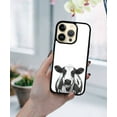 thumbnail image 5 of FINCIBO Soft Rubber Protector Cover Case for Apple iPhone 14 Pro Max 6.7" 2022, Black Spot Cow, 5 of 5