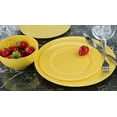 thumbnail image 5 of Calypso Basics, 6pc Melamine Dinner Plate Set, Lemon, 5 of 6