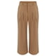 thumbnail image 3 of WILLBEST Pantalones Casuales de Mujer, de Pierna Ancha, de Vestir, de Cintura Alta, Abotonados y con Bolsillos para Mayor Comodidad Diaria. XXXL, 3 of 8