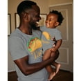 thumbnail image 3 of Fathers Day Taco Taquito Dad and Baby Shirts Funny Daddy and Son Matching Outfit Baby Gray 6M (3-6M) / Dad Gray 3X-Large, 3 of 4