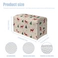 thumbnail image 7 of ZUXONGSY Christmas Deer Tissue Box Cover Tree PU Leather Rectangular Tissue Box with Buckle Customized Printed Tissue Cover Easy to Install Tissue Box Holder for Christmas Decor, 7 of 7