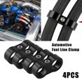 thumbnail image 3 of sweethay 4 pack/lote conector eficiente para 4AN 6AN 8AN 10AN 12AN abrazadera de línea de manguera de combustible adaptador de soporte 38 Vehículos, repuestos y accesorios Mis, 3 of 6