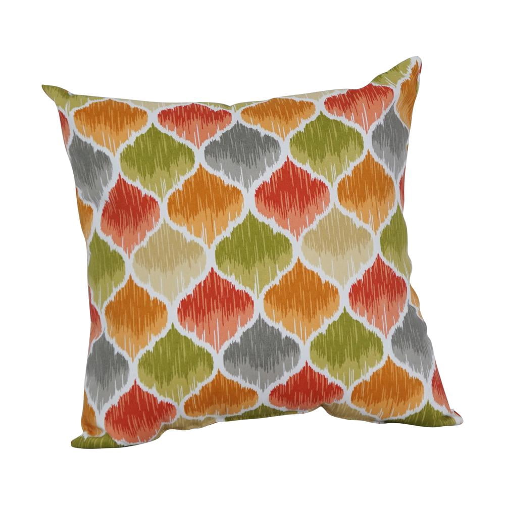 Blazing Needles 9910-S2-OD-220 17 in. Square Polyester Outdoor Throw Pillows, Denali Sunset - Set of 2
