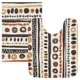 thumbnail image 7 of Yayeee Bath Rugs for Bathroom Floor Set of 2 Non Slip Fluffy Soft Absorbent Mat, Black Abstract Dots, 7 of 7