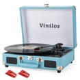 thumbnail image 1 of Tocadiscos VINILOS Bluetooth USB portátil retro de 3 velocidades, 1 of 6