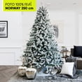 thumbnail image 2 of Árbol de Navidad Nevado Norway spruce con rama seca flocked snow Artego  incluye maleta - 250cm, 2 of 8