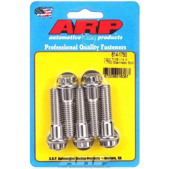 Arp S/S Bolt Kit - 12pt. (5) 7/16-14 x 1.750