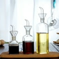 thumbnail image 5 of Affogato Oil Dispenser with Spout , Olive Oil Vinegar Glass Bottle for Kitchen and BBQ 4oz(125ml), 5 of 8
