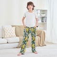 thumbnail image 6 of Boy's Pajama Pants Boys' Long Sleep Pants Children's Pajama Pants Loose Fitting Pajama Pants are Convenient to Put on and Take off S Yellow Lemon Cute, 6 of 9
