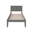 thumbnail image 4 of Lit Plateforme Simple en Bois Massif Madison Gris, 4 of 11