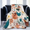 thumbnail image 2 of Chicken Blanket "40x50" White Super Soft Warm Chicken Throw Blanket Lightweight Cozy Flannel Animal Throw Blanket Bed Couch Sofa Decor Gift for Girl and Women, 2 of 6