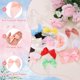 thumbnail image 3 of Uxcell 50Pcs Mini Lazo de Cinta 2.8" Mini Flor de Cinta de Satén con Cinta Adhesiva de Doble Cara para Manualidades DIY Costura Boda Fiesta de Cumpleaños Caqui Oscuro, 3 of 6