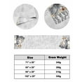 thumbnail image 6 of Grey Snowman Christmas Bed Runner for Twin Size Bed, Xmas Snowflake Tree Gray Bedspread Protector Slipcover Bed Scarf for Foot Bed Runners & Scarves for Bedroom Hotel Wedding Room 71x20 Inches, 6 of 6