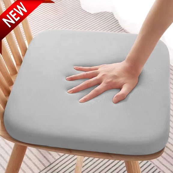 Fmxomd Foam Seat Cushion Chair Pad – Slow Rebounds Office Chair Cushion for Enhanced Comfort, Ideal for Office, Car, and Travel Seat Cushion – Cushion for Chair – (Gray, 13.8x13.8x1.38in)