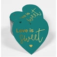 thumbnail image 2 of Inkdotpot Étiquette en Papier Doré "Love Is Sweet" pour Mariage 100 Pcs, 2 of 6