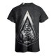 thumbnail image 3 of Camiseta de manga corta con cuello redondo y nueva camiseta de verano de Ass-assin's Cre-ed para hombre, 3 of 4