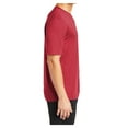 thumbnail image 3 of Mens Short Sleeve Performance Tall PosiCharge Competitor Polyester Tee True Red 2XLT, 3 of 6