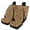 Light Tan Leopard Print, variant on COEQINE Black Leopard Print Car Front Back Seat Covers Full Set 4 PCS, Universal Fit Most Cars SUV Vans Trucks, Auto Accessories Decor for Women Men