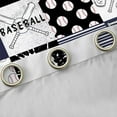 thumbnail image 4 of Feelyou Child Baseball Lover Black Out Curtains, Sports Curtains Pack of 2 (42x63 Each), 4 of 6