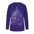 thumbnail image 5 of Ailaofu Christmas Sweatshirt Women Funny Ugly Christmas Pullover Shirt Xmas Holiday Santa Prints Long Sleeve Tops, 5 of 5