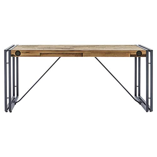 Austen Coffee Table Natural Steel Grey
