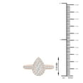 thumbnail image 4 of 3/4 Carat T.W. Diamond 10kt Rose Gold Pear-Shape Composite Engagement Ring, 4 of 4