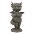 thumbnail image 1 of Small Baby Garden Dragon In Zero Gravity Yoga Balance Faux Stone Finish Statue, 1 of 4