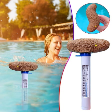 

Floating Poo Pool Thermometer Prank Pool And Hot Tub Thermometer 1ML Home Essentials