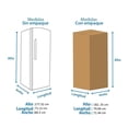 thumbnail image 4 of Refrigerador Mabe 14 Pies Acero Inoxidable Mate RME360PVMRM0, 4 of 4