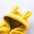 thumbnail image 2 of Otqutp 0-24 Months Baby Long Sleeve Outwear Toddler Girls Boys Winter Fashion Windproof Coat Cute Hooded Warm Outwear Jacket(Yellow,3-6 Months), 2 of 9