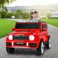 thumbnail image 2 of Infans 12V Kids Ride On Car Licensed Mercedes-Benz G63 w/ Remote Control & Music Red, 2 of 7