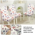thumbnail image 4 of Independence Day Dining Room Chair Covers Set of 6,4th of July Fireworks Star Flag Dining Chair Cover,Stretchy Removable Washable Dining Chair Cover,Suitable for 4th of July Kitchen Dining Room Decor, 4 of 6