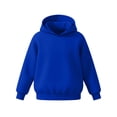 thumbnail image 6 of Eltusu Girls Cotton Hoodies, Pullover Long SLeeeve Spring Fall Comfort Hooded Sweatshirts Blue Size 5-6 T, 6 of 8