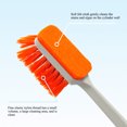 thumbnail image 2 of BeesClover Fish Tank Glass Cleaner Glass Fish Tank Floating Cleaning Scrubber Glass Tank Cleaning Tool Aquarium Cleaning Tools Double-Sided With Handle Brush Heads Design Cleaner, 2 of 8