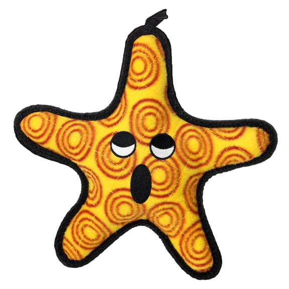 Tuffy Ocean Creature Starfish Durable Plush Squeaky Dog Toy