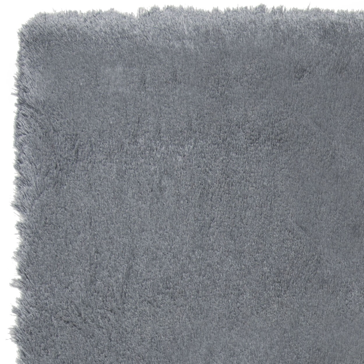 SAFAVIEH Paris Darwin Plush Polyester Shag Runner Rug, Slate, 2'3" x 8'