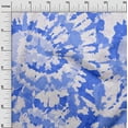 thumbnail image 3 of oneOone Silk Tabby Blue Fabric Asian Tie & Dye Dress Material Fabric Print Fabric By The Yard 42 Inch Wide, 3 of 5